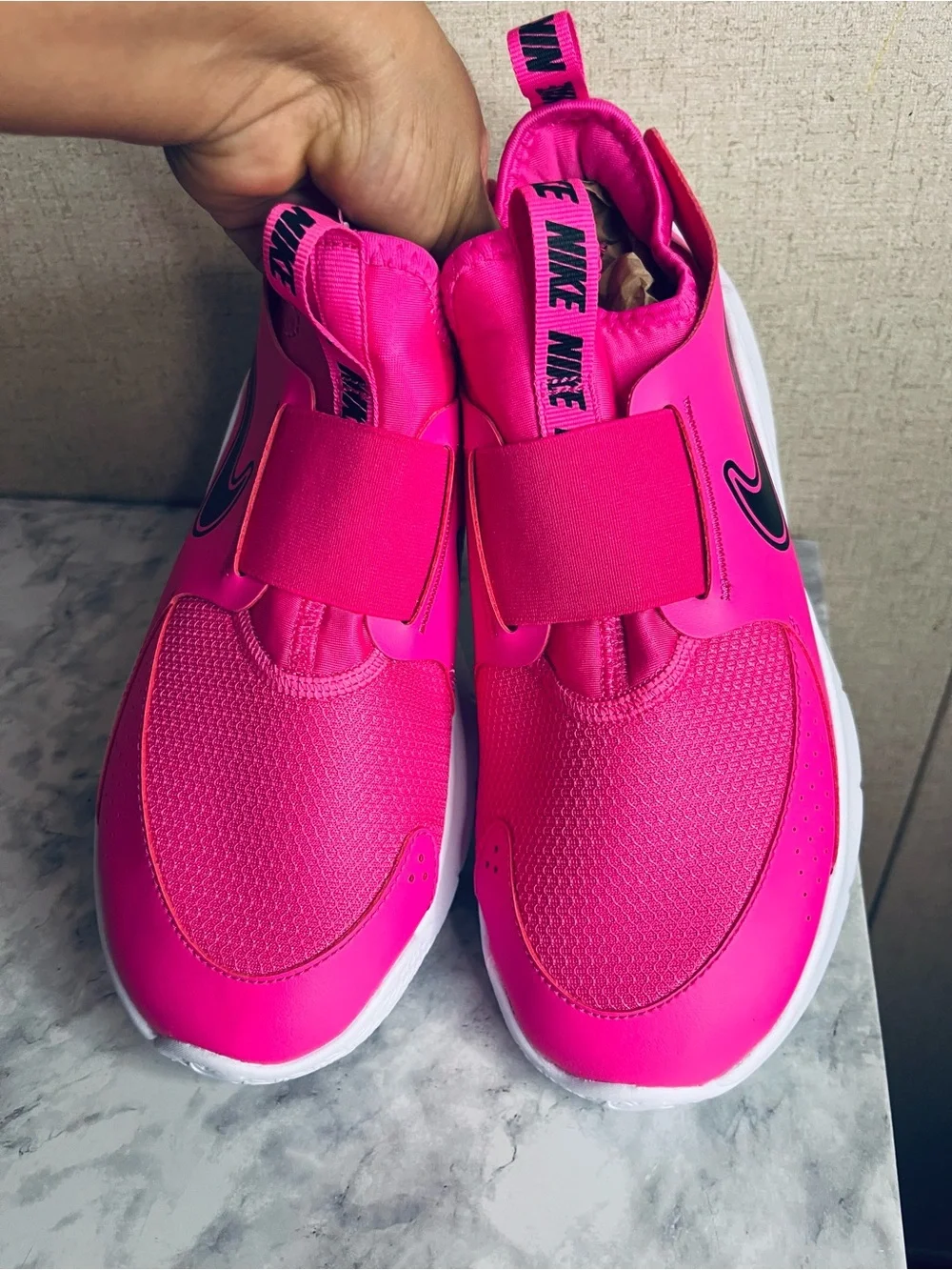 Nike Kids' Pink Slip-On Athletic Shoe
